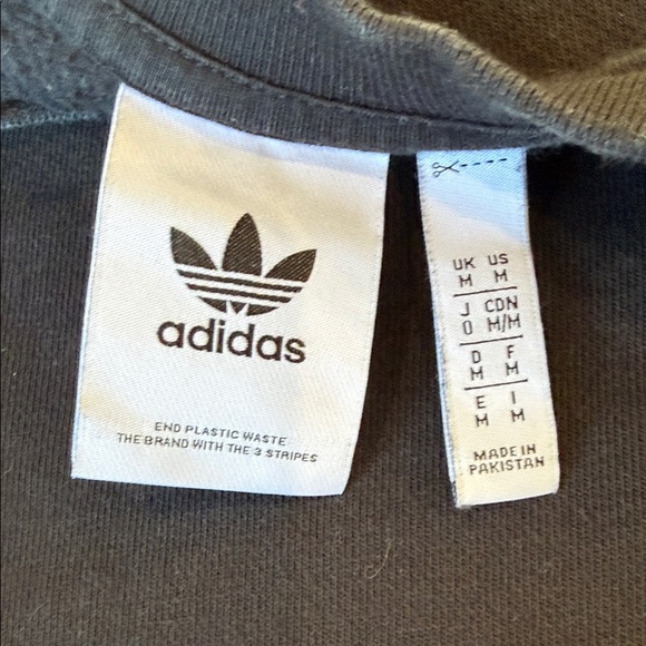 Adidas Men's Black Crewneck Sweater - Picture 2 of 2
